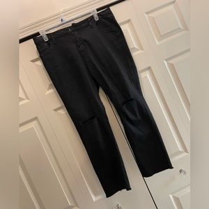 Black Ripped Jeans-Women’s SZ 16
